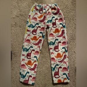 Funnycokid Dinosaur Fleece Pajama Pants Size XL